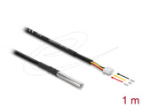 DeLOCK 91386 sensor- & aktuatorkabel 1 m Nej Sort