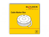 DeLOCK Kabelmarker Box Nr 6 gelb 500 Stück Gul 500 stk