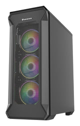 GENESIS Irid 505 ARGB Midi Tower Sort, Transparent