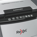 Rexel Makulator Optimum AutoFeed+ 100X krydsmakulering, 4x28mm P4