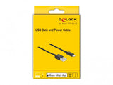 DeLOCK 83002 Lightning kabel 1 m Sort