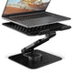 Axagon STND-LRB Laptop-Ständer, 360° drehbar, Doppelgelenk, verlängerbar Stander til laptop og tablet Sort 43,9 cm (17.3")