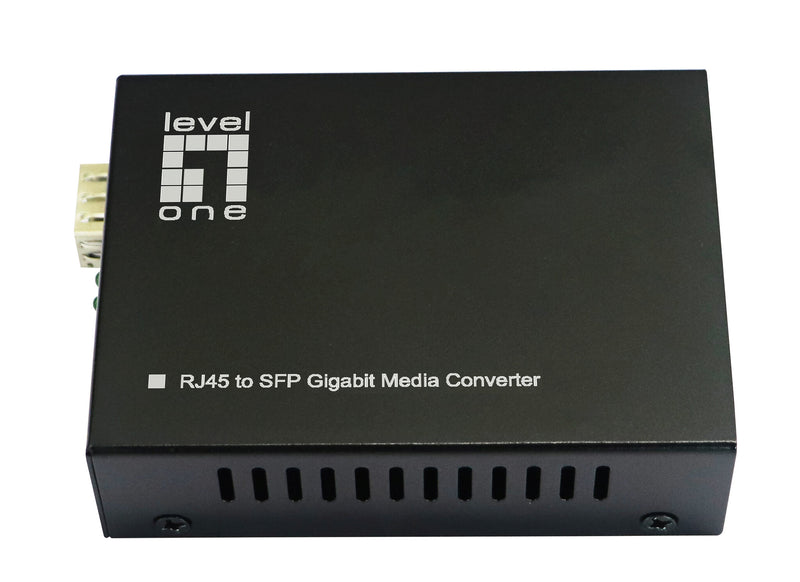 LevelOne GVT-2015 netværksomformer til medie 1000 Mbit/s Multitilstand, Enkeltilstand Sort