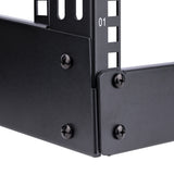 StarTech.com RK4OD stativ 4U Fritstående reol Sort