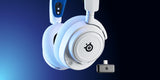 Steelseries ARCTIS NOVA 7P WHITE Headset Trådløs Spil Bluetooth Blå, Hvid