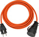 Brennenstuhl 1169960 stikdåse 5 m Udendørs Sort, Orange