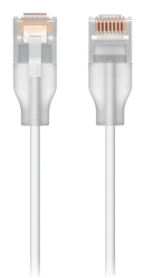 Ubiquiti UACC-Cable-Patch-EL-1M-W netværkskabel Gennemsigtig, Hvid Cat6