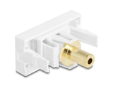 DeLOCK 90843 stikkontakt 2 x 3.5mm Hvid