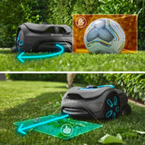 Gardena smart SILENO sense Robot plæneklipper Batteri Grå, Turkis