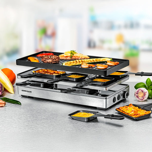 Rommelsbacher RCP 1800 raclette grill 1800 W Rustfrit stål