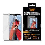 PanzerGlass ® Skærmbeskyttelse iPhone 17e | 16e | 14 | 13 | 13 Pro | Ultra-Wide Fit m. Fastfit in-a-box