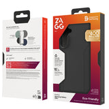 ZAGG Luxe mobiltelefon etui 17 cm (6.7") Cover Sort