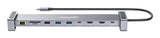 Manhattan 190398 dockingstation Ledningsført USB 3.2 Gen 1 (3.1 Gen 1) Type-C Grå