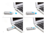 DeLOCK 20923 portblokering Portblokering + nøgle USB Type-A Blå, Grå Plast 6 stk