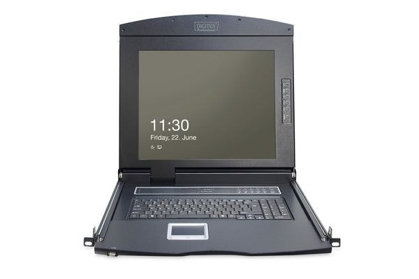 Digitus DS-72210-2US rack-konsol 43,2 cm (17") 1280 x 1024 pixel Sort 1U