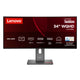 Lenovo ThinkVision T34WD-40 computerskærm 86,4 cm (34") 3440 x 1440 pixel Wide Quad HD LED Sort