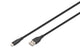 Digitus AK-600108-005-S Lightning kabel 0,5 m Sort