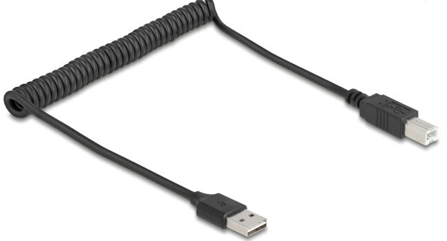 DeLOCK 90130 USB-kabel USB 2.0 0,8 m USB A Sort