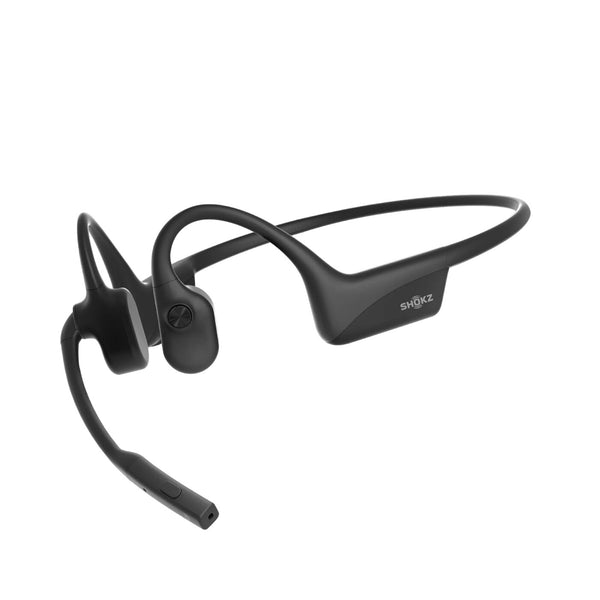 SHOKZ OpenComm2 2025 Upgrade Headset Trådløs Ørekrog Kontor/Callcenter Bluetooth Sort