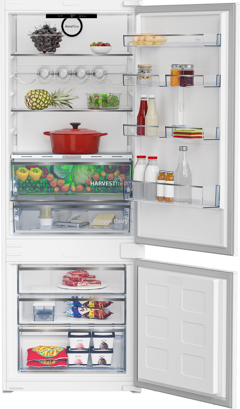 Beko BCNE400E40SN køle-/fryseskab Indbygget 370 L Hvid