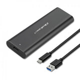 Qoltec 50312 drevkabinet SSD kabinet Sort M.2