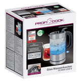 ProfiCook PC-WKS 1228 G elkedel 0,5 L 1100 W Rustfrit stål, Transparent