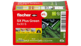 Fischer 567813 skrueanker og vægudtag 45 stk Skrue og vægstiksæt