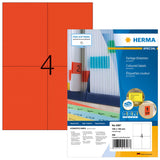 HERMA 4397 print etiket Rød Selvklæbende printeretiket
