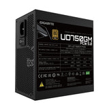 GIGABYTE UD750GM PG5 enhed til strømforsyning 750 W 20+4 pin ATX ATX Sort