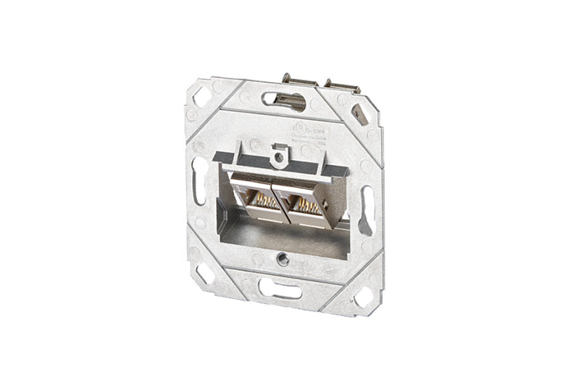 METZ CONNECT E-DAT 2x UP0 Cat.6A stikkontakt RJ-45 Sølv