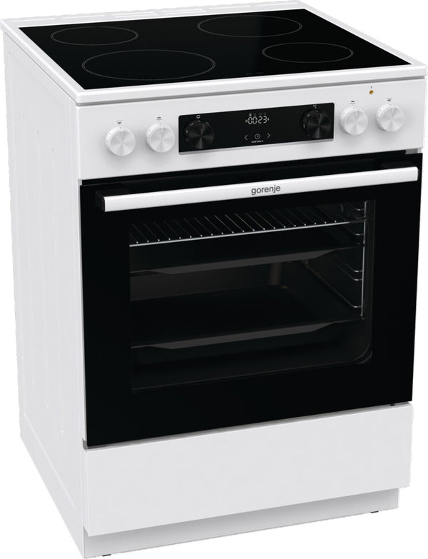 Gorenje GEC6C40WD Fritstående komfur Elektrisk Keramisk Hvid