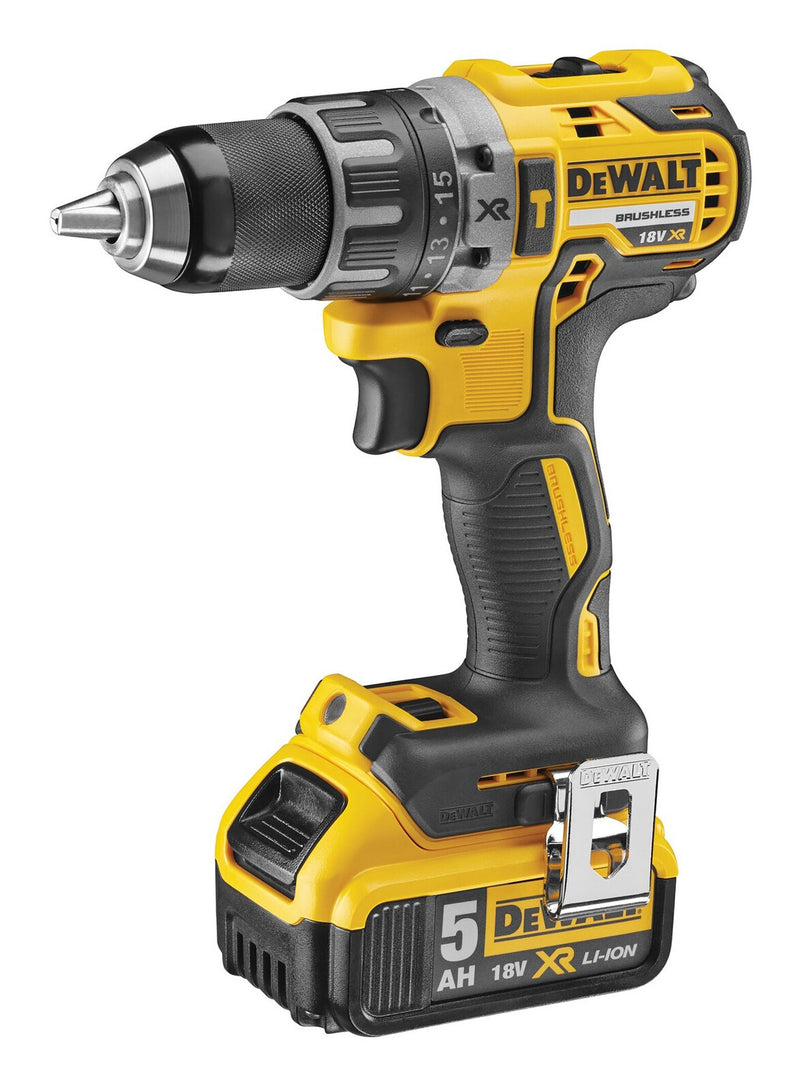 DeWALT DCD791P2-QW bor Sort, Gul