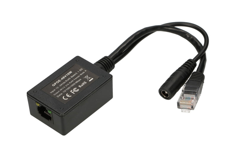 Extralink 1 PORT GIGABIT POE INJECTOR WITH 10-30V TO 48V INVERTER Hurtigt ethernet, Gigabit Ethernet