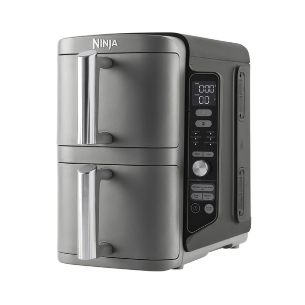Ninja SL400EU frituregryde Dobbelt 9,5 L 2470 W Varmluftsteger Sort, Grå