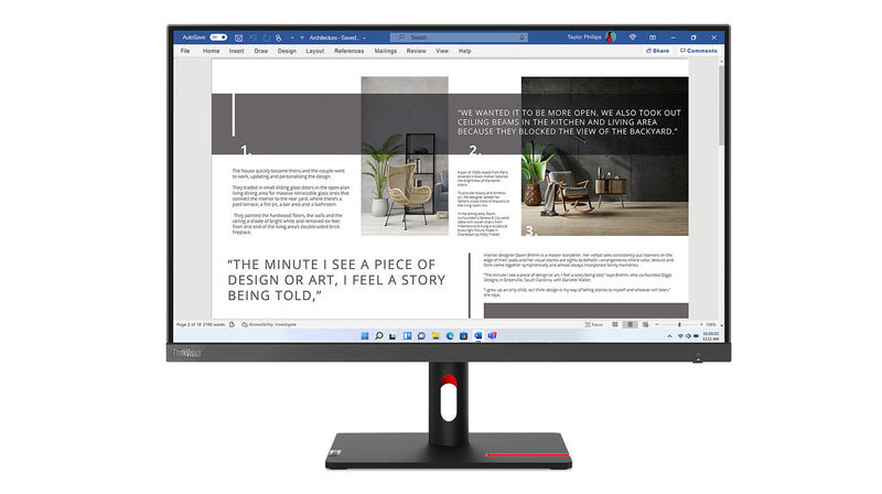 Lenovo ThinkVision S27i-30 computerskærm 68,6 cm (27") 1920 x 1080 pixel Fuld HD LED Grå