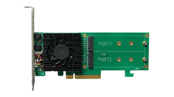 Highpoint SSD6202A RAID controller PCI Express x8 3.0 8 Gbit/sek.