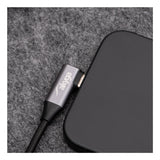 Akyga AK-USB-54 USB-kabel USB 2.0 1 m USB C 0,48 Gbit/sek. 60 W Sort