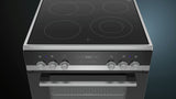 Siemens iQ500 HK9S5A240 komfur og ovn Fritstående komfur Elektrisk Keramisk Sort