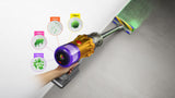 Dyson V12 Detect Slim Absolute 2-i-1 stangstøvsuger Batteri Dry Poseløs 0,35 L 545 W Nikkel, Gul