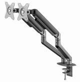 Gembird MA-DA2-05 skærmbeslag og -stativer 81,3 cm (32") Skrivebord Grå