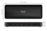 CLUB3D CSV-1583 dockingstation Ledningsført Thunderbolt 4 Sort