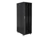 Lanberg FF01-8042-12B stativ 42U Fritstående reol Sort
