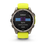 Garmin fenix 8 3,3 cm (1.3") 47 mm Digital 260 x 260 pixel Berøringsskærm Titanium Wi-Fi GPS (satellit)