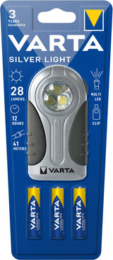 Varta 16647 Sort, Sølv Hånd lommelygte LED