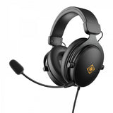 Deltaco GAM-190 hovedtelefoner/headset Ledningsført Spil Sort