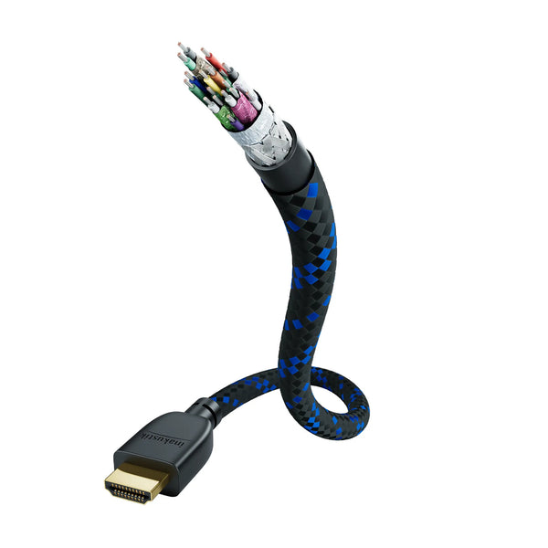 Inakustik 00423550 HDMI-kabel 5 m HDMI Type A (Standard) Sort, Blå