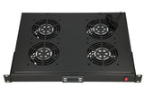 Extralink 19\" RACK MOUNT FAN PANEL (4 FANS) WITH THERMOSTAT Blæserpanel