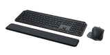 Logitech Master MX Keys S Combo tastatur Mus inkluderet Kontor Bluetooth AZERTY Fransk Grafit