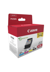 Canon 1998C006 blækpatron 4 stk Original Sort, Blå, Magenta, Gul