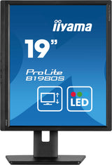 iiyama ProLite B1980S-B1 computerskærm 48,3 cm (19") 1280 x 1024 pixel VGA LED Sort